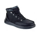 Botines Hey Dude zapatos Hombre modelo Bradley Calssic Negro Elástico