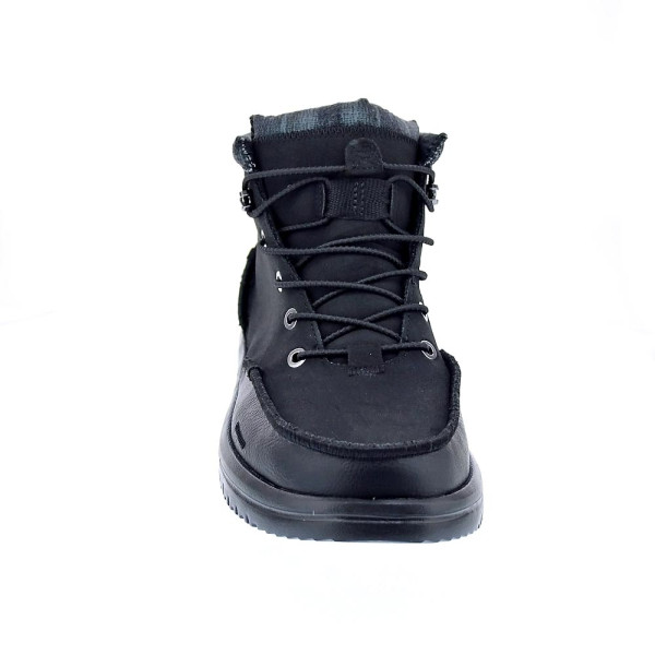 Botines Hey Dude zapatos Hombre modelo Bradley Calssic Negro Elástico