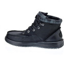 Botines Hey Dude zapatos Hombre modelo Bradley Calssic Negro Elástico