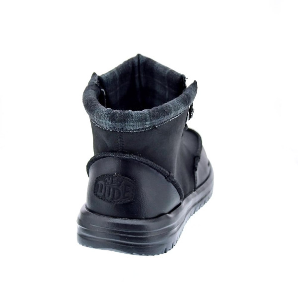 Botines Hey Dude zapatos Hombre modelo Bradley Calssic Negro Elástico