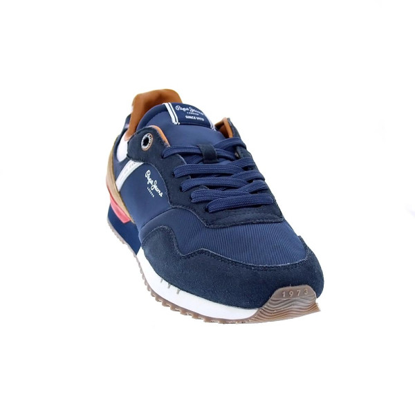 Zapatillas Pepe Jeans zapatos Hombre modelo London Brand Azul Cordón