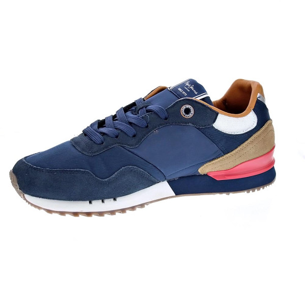 Zapatillas Pepe Jeans zapatos Hombre modelo London Brand Azul Cordón