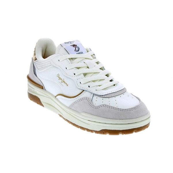 Zapatillas Pepe Jeans zapatos Mujer modelo Chester Life Blanco Cordón