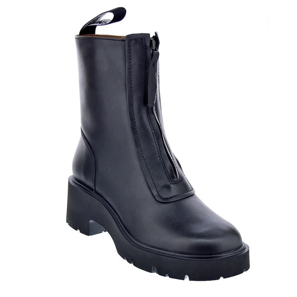 Botines Camper zapatos Mujer modelo Milah Negro Cremallera