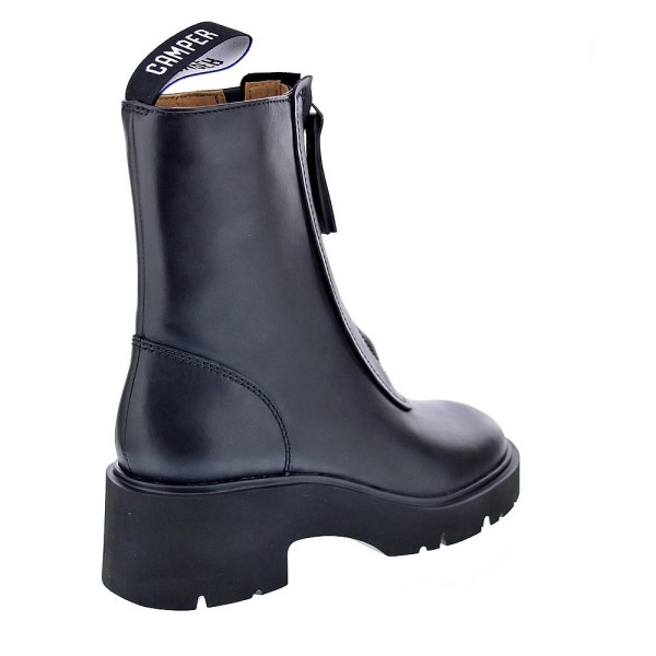 Botines Camper zapatos Mujer modelo Milah Negro Cremallera