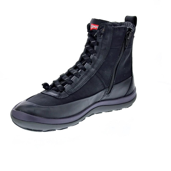 Botines Camper zapatos Mujer modelo Peu Negro Cremallera