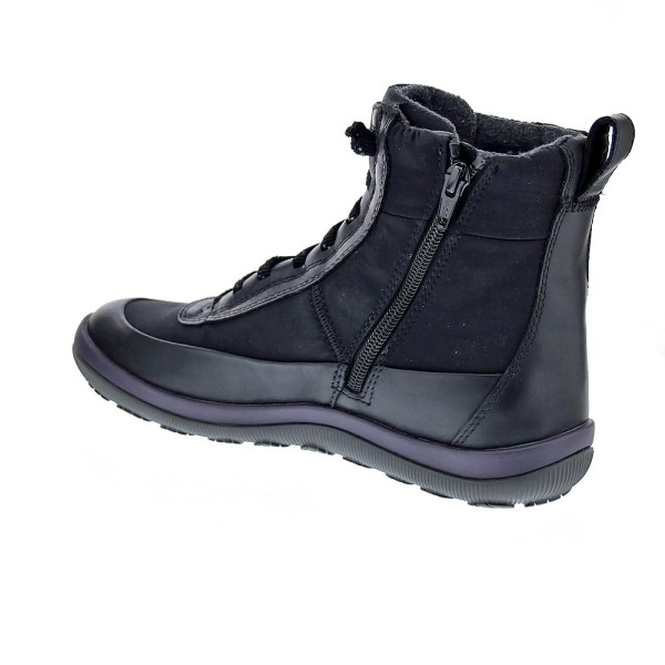 Botines Camper zapatos Mujer modelo Peu Negro Cremallera