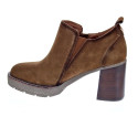 Zapatos tacón Carmela zapatos Mujer modelo 16186001 Marrón Cremallera