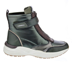 Botines Carmela zapatos Mujer modelo 16196202 Verde Cremallera