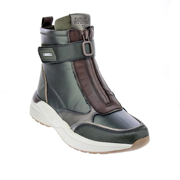 Botines Carmela zapatos Mujer modelo 16196202 Verde Cremallera