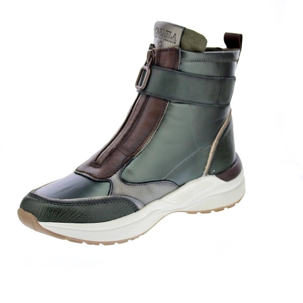Botines Carmela zapatos Mujer modelo 16196202 Verde Cremallera