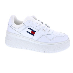 Zapatillas Tommy Hilfiger zapatos Mujer modelo Retro Basket Platform Blanco Cordón 2