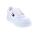 Zapatillas Tommy Hilfiger zapatos Mujer modelo Retro Basket Platform Blanco Cordón