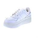 Zapatillas Tommy Hilfiger zapatos Mujer modelo Retro Basket Platform Blanco Cordón