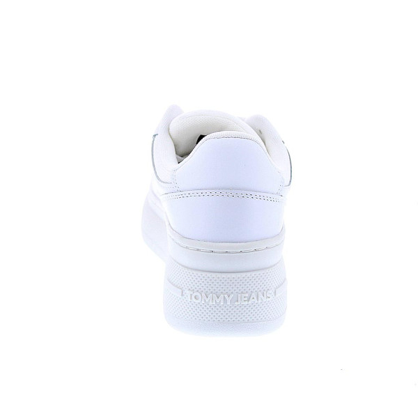 Zapatillas Tommy Hilfiger zapatos Mujer modelo Retro Basket Platform Blanco Cordón