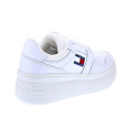Zapatillas Tommy Hilfiger zapatos Mujer modelo Retro Basket Platform Blanco Cordón