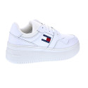 Zapatillas Tommy Hilfiger zapatos Mujer modelo Retro Basket Platform Blanco Cordón