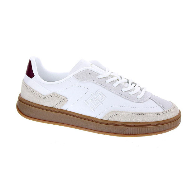 Zapatillas Tommy Hilfiger zapatos Mujer modelo Heritage Court Beige Cordón