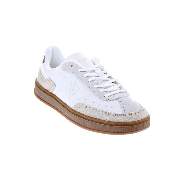 Zapatillas Tommy Hilfiger zapatos Mujer modelo Heritage Court Beige Cordón