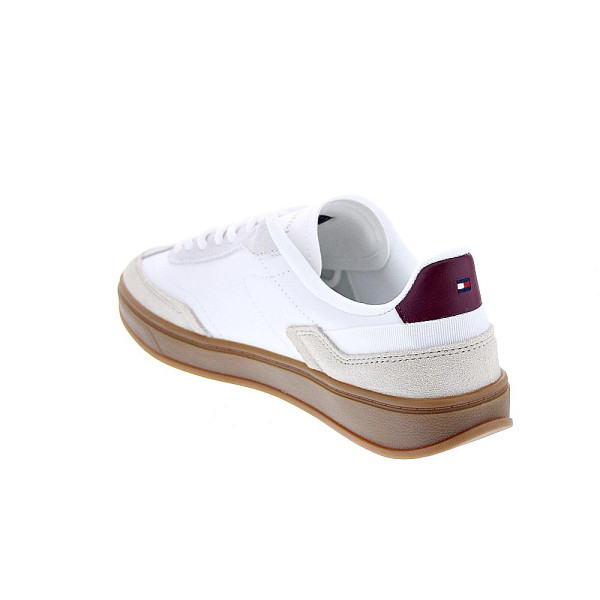 Zapatillas Tommy Hilfiger zapatos Mujer modelo Heritage Court Beige Cordón