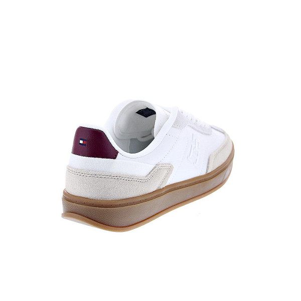 Zapatillas Tommy Hilfiger zapatos Mujer modelo Heritage Court Beige Cordón