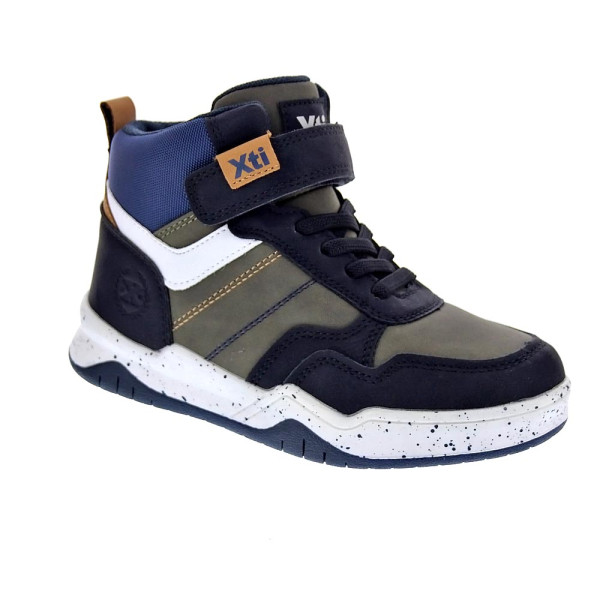 Zapatillas botas Xti zapatos Niño modelo 151061 Verde Velcro