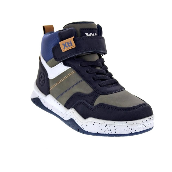 Zapatillas botas Xti zapatos Niño modelo 151061 Verde Velcro