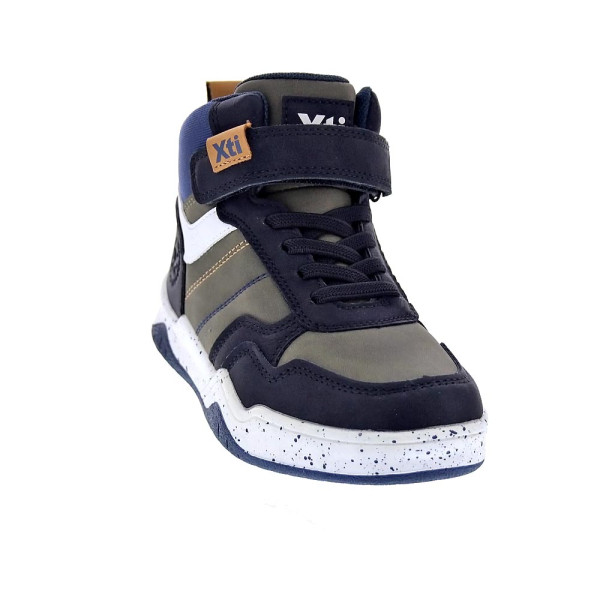 Zapatillas botas Xti zapatos Niño modelo 151061 Verde Velcro