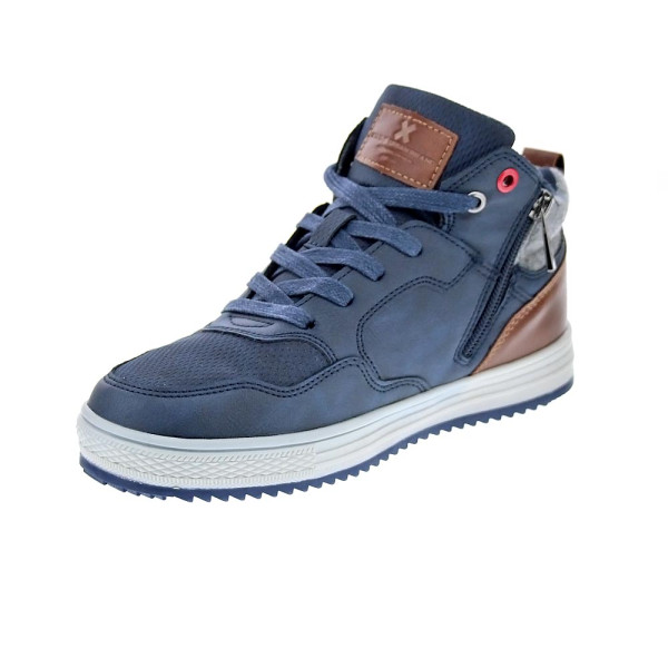 Zapatillas botas Xti zapatos Niño modelo 151053 Azul Cremallera