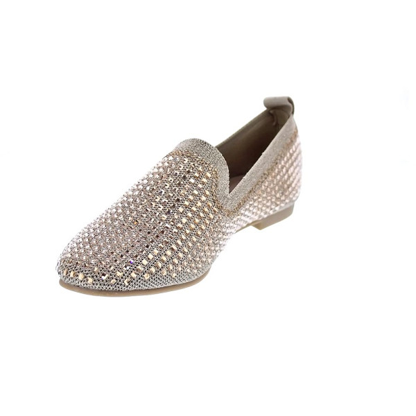 Mocasines La Strada zapatos Mujer modelo 2001004 Oro 