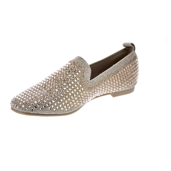 Mocasines La Strada zapatos Mujer modelo 2001004 Oro 