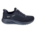 Zapatillas Skechers zapatos Mujer modelo Bobs Sport Negro Elástico