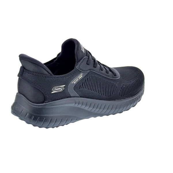 Zapatillas Skechers zapatos Mujer modelo Bobs Sport Negro Elástico