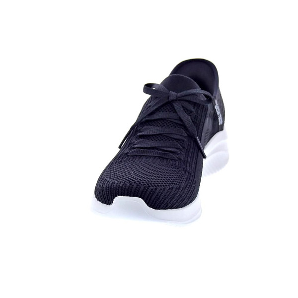 Zapatillas Skechers zapatos Mujer modelo Ultra flex Negro Cordón
