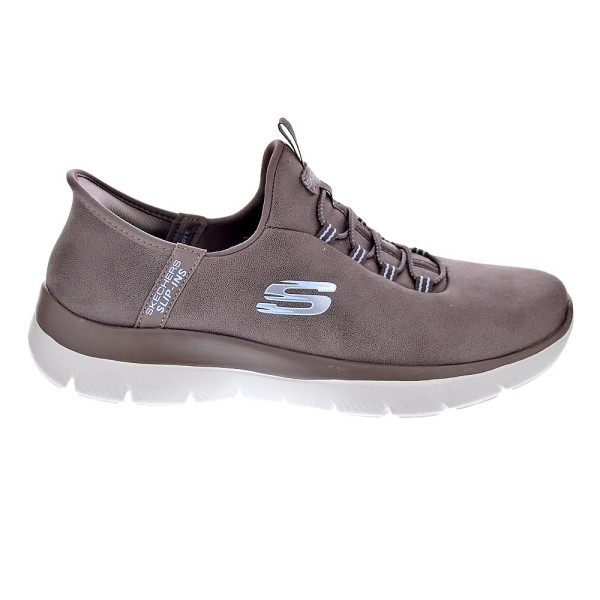 Zapatillas Skechers zapatos Mujer modelo Summits Marrón Elástico