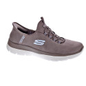 Zapatillas Skechers zapatos Mujer modelo Summits Marrón Elástico