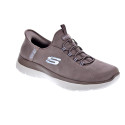 Zapatillas Skechers zapatos Mujer modelo Summits Marrón Elástico