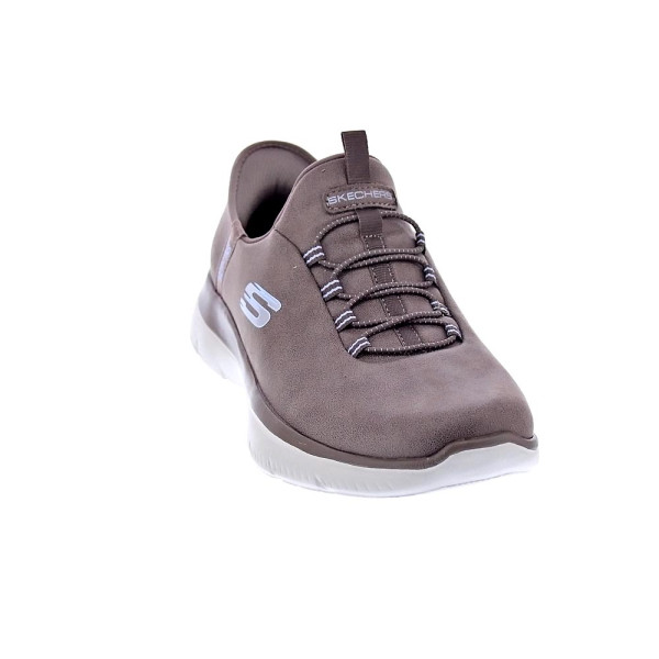Zapatillas Skechers zapatos Mujer modelo Summits Marrón Elástico
