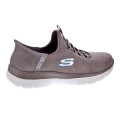 Zapatillas Skechers zapatos Mujer modelo Summits Marrón Elástico