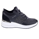 Zapatillas Skechers zapatos Mujer modelo Street Negro Cordón