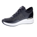 Zapatillas Skechers zapatos Mujer modelo Street Negro Cordón
