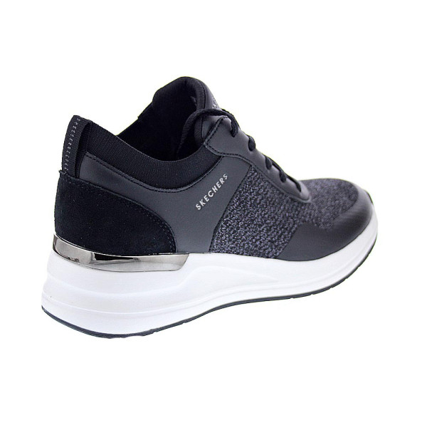 Zapatillas Skechers zapatos Mujer modelo Street Negro Cordón