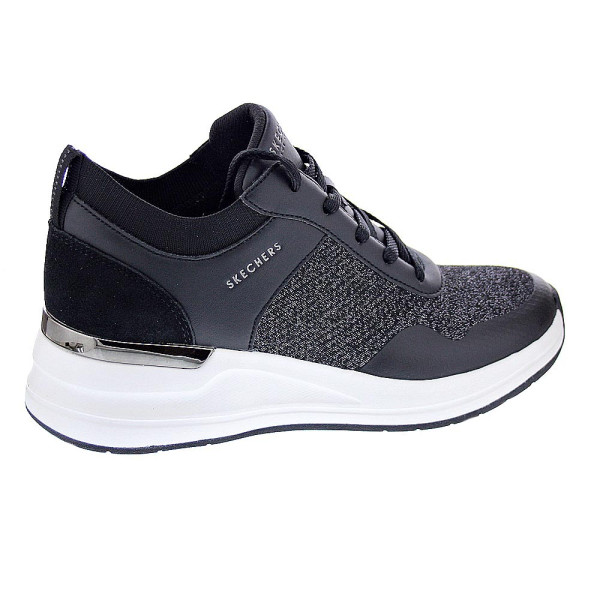 Zapatillas Skechers zapatos Mujer modelo Street Negro Cordón
