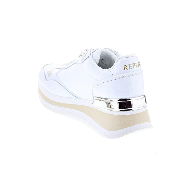 Zapatillas Replay zapatos Mujer modelo Mennet Blanco Cordón