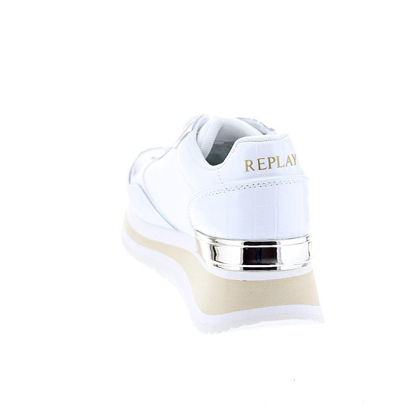 Zapatillas Replay zapatos Mujer modelo Mennet Blanco Cordón