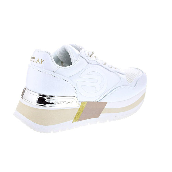 Zapatillas Replay zapatos Mujer modelo Mennet Blanco Cordón