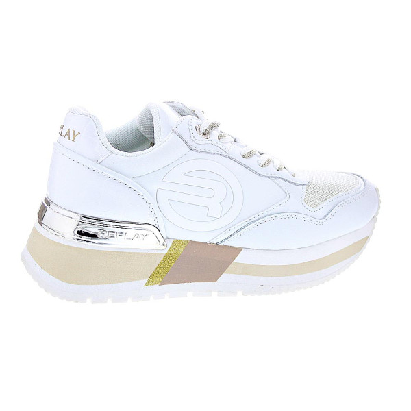 Zapatillas Replay zapatos Mujer modelo Mennet Blanco Cordón