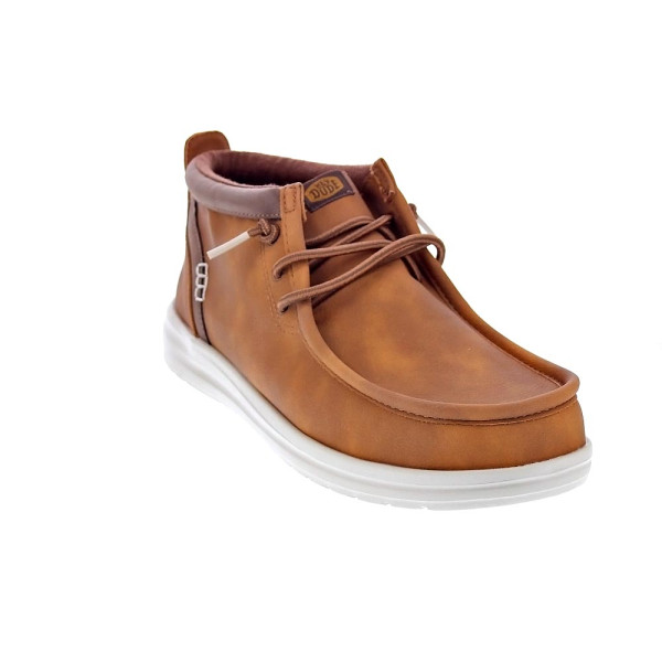 Botines Hey Dude zapatos Hombre modelo Wally Mid Grip Marrón Elástico