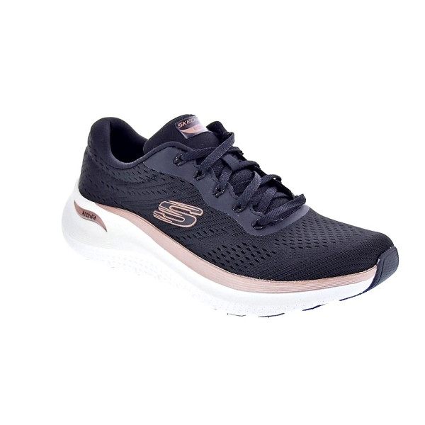 Zapatillas Skechers zapatos Mujer modelo Arch Fit 2.0 Negro Cordón