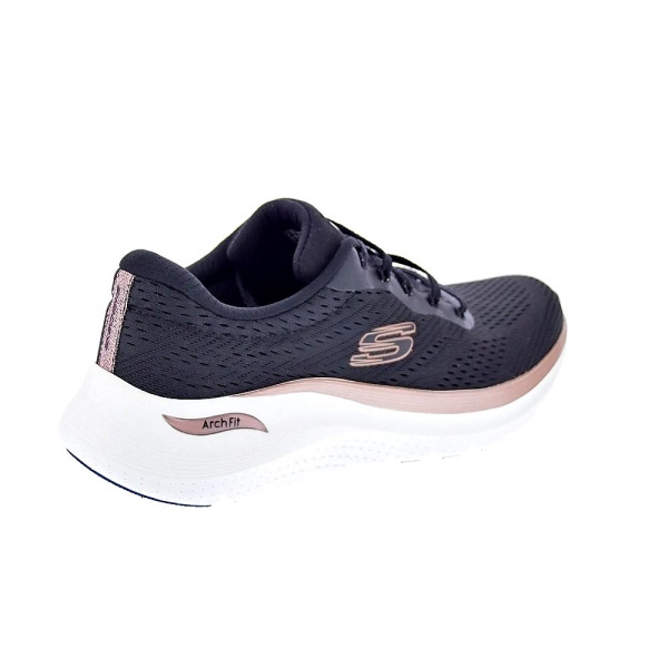 Zapatillas Skechers zapatos Mujer modelo Arch Fit 2.0 Negro Cordón